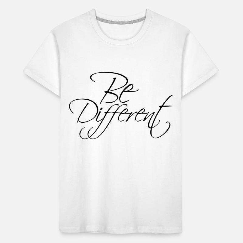 Text Be Different Be You Design Kinder Premium Bio T-Shirt