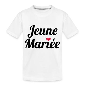 Jeune Mariée - T-shirt bio Premium Enfant - blanc - Devant