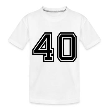 40 - T-shirt bio Premium Enfant - blanc - Devant