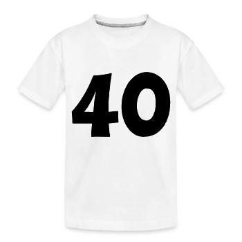 40 - T-shirt bio Premium Enfant - blanc - Devant