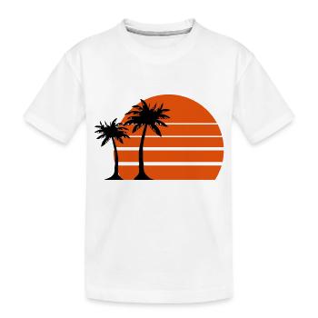 insel - Kinder Premium Bio T-Shirt - Weiß - Vorne