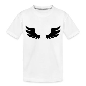 ailes - T-shirt bio Premium Enfant - blanc - Devant