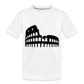 coliseum colosseum - Kids' Premium Organic T-Shirt - white - Front