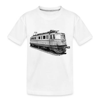 Lokomotive_Schweiz - T-shirt bio Premium Enfant - blanc - Devant