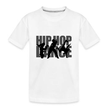 Hip Hop Tanz Kampf Musik Mädchen und Junge Lektion - Kinder Premium Bio T-Shirt - Weiß - Vorne