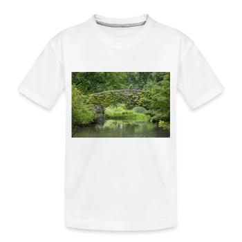 New York Gapstow Bridge Central Park Manhattan - T-shirt bio Premium Enfant - blanc - Devant