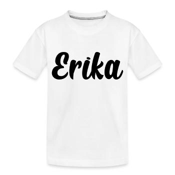 Erika - Kinder Premium Bio T-Shirt - Weiß - Vorne
