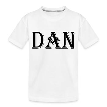 Dan - T-shirt bio Premium Enfant - blanc - Devant