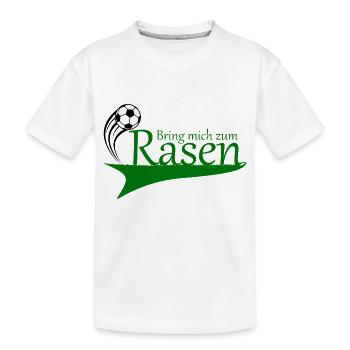 Bring mich zum Rasen - Kinder Premium Bio T-Shirt - Weiß - Vorne