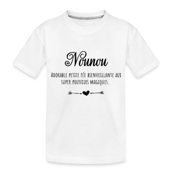 Nounou adorable fée - T-shirt bio Premium Enfant - blanc - Devant