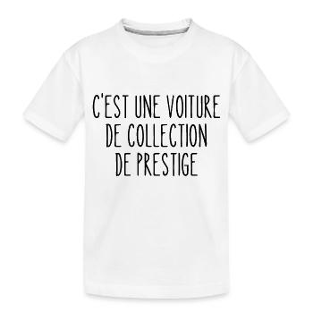 c'est une voiture de collection de prestige - T-shirt bio Premium Enfant - blanc - Devant