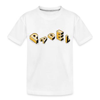 Padel - Gift for padel lover - Kids' Premium Organic T-Shirt - white - Front