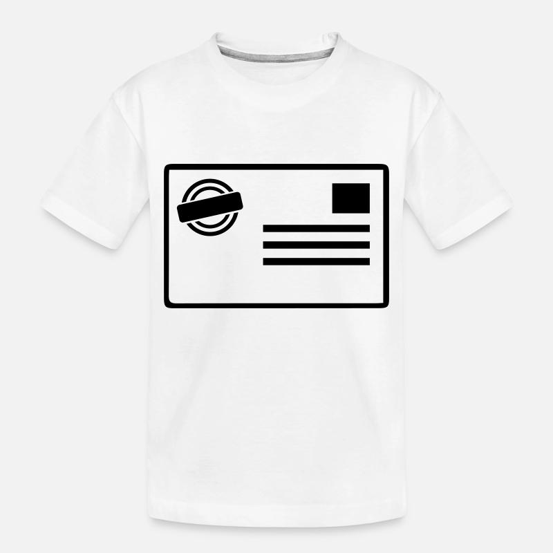 Carte postale - T-shirt bio Premium Enfant - blanc