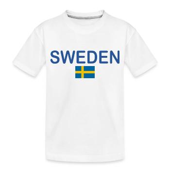 suède - T-shirt bio Premium Enfant - blanc - Devant