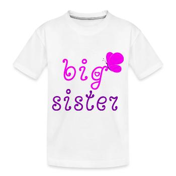 Big Sister - T-shirt bio Premium Enfant - blanc - Devant