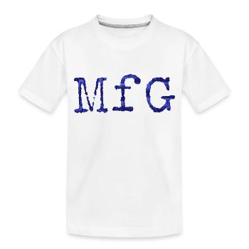 Mit freundlichen Grüßen - Kinder Premium Bio T-Shirt - Weiß - Vorne