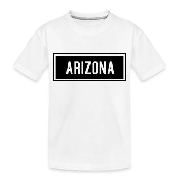 Arizona - Kinder Premium Bio T-Shirt - Weiß - Vorne
