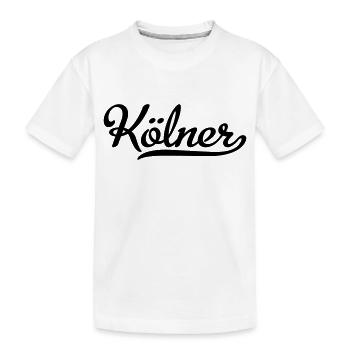 Kölner - Kinder Premium Bio T-Shirt - Weiß - Vorne
