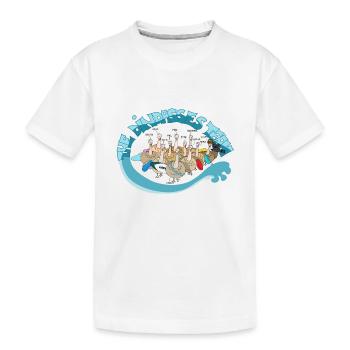 DINDASSE TEAM POSTER - T-shirt bio Premium Enfant - blanc - Devant