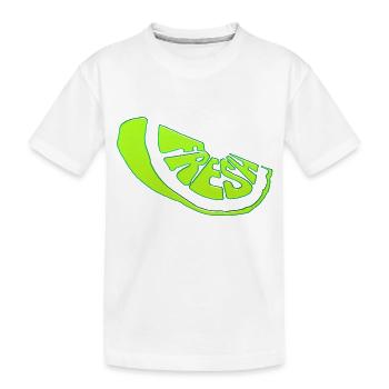 Frais frais doux nature frais fruits d’été frais - T-shirt bio Premium Enfant - blanc - Devant
