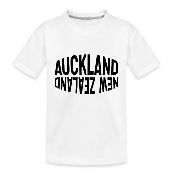 Auckland - New Zealand - NZ - Maori - Aotearoa - Kids' Premium Organic T-Shirt - white - Front