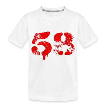 Symbole numérique 58 - T-shirt bio Premium Enfant - blanc - Devant