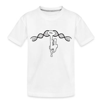 Trompete Spruch Musik Instrument lustiger Musiker - Kinder Premium Bio T-Shirt - Weiß - Vorne