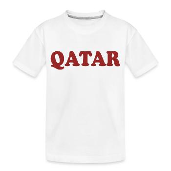 Qatar - T-shirt bio Premium Enfant - blanc - Devant