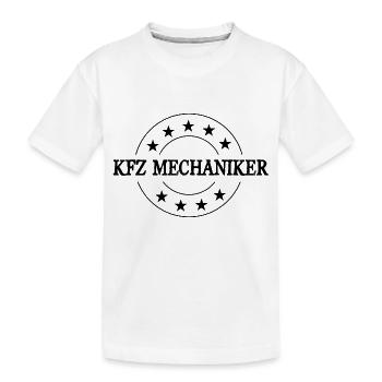 KFZ Mechaniker Beruf - Kinder Premium Bio T-Shirt - Weiß - Vorne