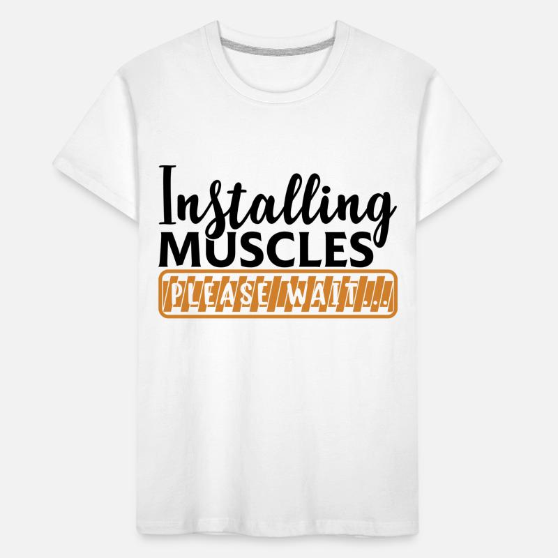 Installing muscle Kids' Premium Organic T-Shirt