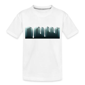 Tropfen - Kinder Premium Bio T-Shirt - Weiß - Vorne