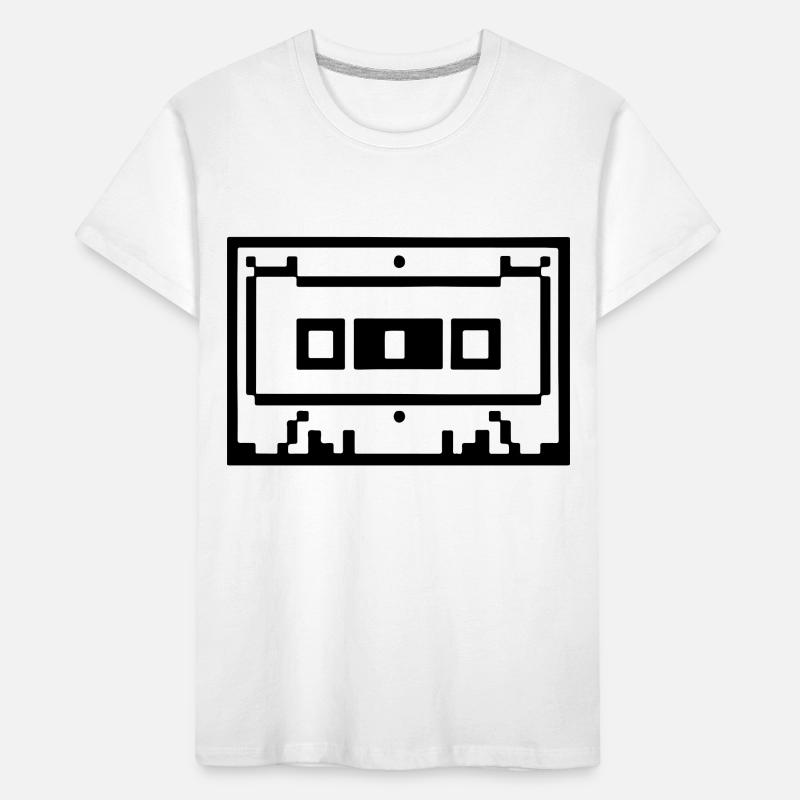 Cassette Idée cadeau rétro pixélisée T-shirt bio Premium Enfant