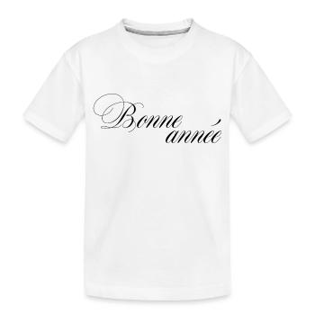 Bonne année - T-shirt bio Premium Enfant - blanc - Devant