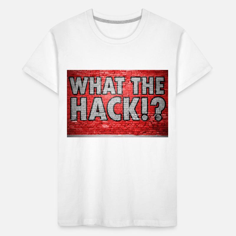 Qu’est-ce que le hack!? Graffiti T-shirt bio Premium Enfant