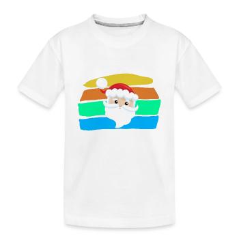 Weihnachtsmann - Kinder Premium Bio T-Shirt - Weiß - Vorne