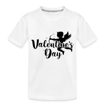 Saint-Valentin - T-shirt bio Premium Enfant - blanc - Devant