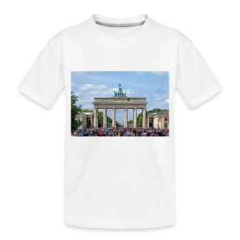 Brandenburger Tor - Kinder Premium Bio T-Shirt - Weiß - Vorne