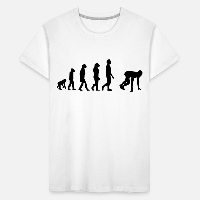 100 Meter Evolution Kinder Premium Bio T-Shirt