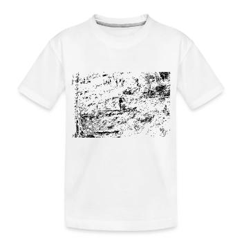 MTB MTB bike BMX - Kinder Premium Bio T-Shirt - Weiß - Vorne