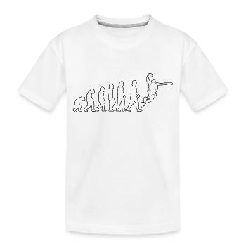 Basketball Basketballteam Basketballspieler - Kinder Premium Bio T-Shirt - Weiß - Vorne
