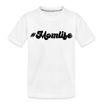 Schwangerschaft Babyparty Babyshower Boy Girl - Kinder Premium Bio T-Shirt - Weiß - Vorne