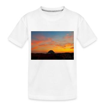 Captivating Sunsets: Beauty of Nature on Display - Kids' Premium Organic T-Shirt - white - Front