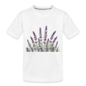 Tiges de lavande Lavande - T-shirt bio Premium Enfant - blanc - Devant