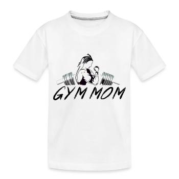 TSHIRT DE GYM POUR FEMME, MAMAN DE GYM - T-shirt bio Premium Enfant - blanc - Devant