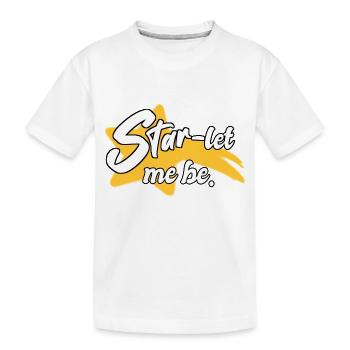 Stern lass mich sein - Poesie - Kinder Premium Bio T-Shirt - Weiß - Vorne