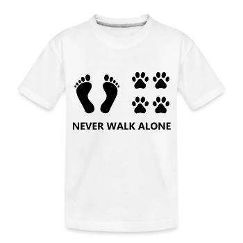 Dog Hund - Kinder Premium Bio T-Shirt - Weiß - Vorne