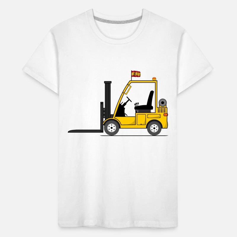 Stapler Spanien Flagge Kinder Premium Bio T-Shirt