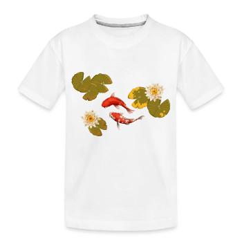 Meerestiere - Kinder Premium Bio T-Shirt - Weiß - Vorne