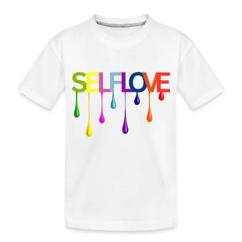 Amour de soi - T-shirt bio Premium Enfant - blanc - Devant