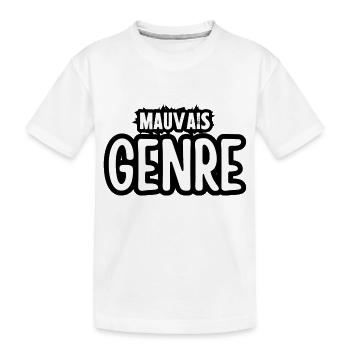 mauvais genre - T-shirt bio Premium Enfant - blanc - Devant